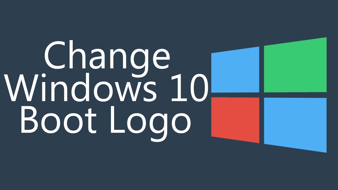 change windows 10 boot logo